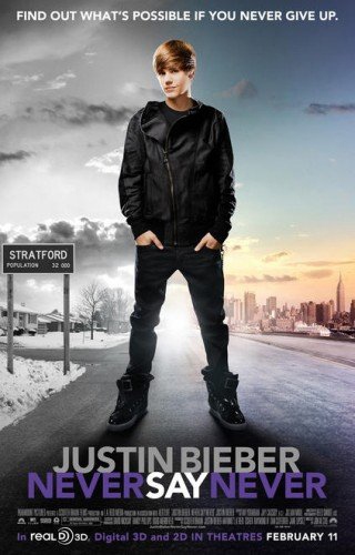 justin bieber never say never 3d dvd. performances Justin